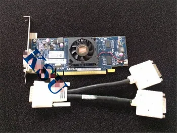 

For HD6350 512M Graphic video Card Desktop dual screen display DVI+VGA ports with DMS-59 Pin to Dual VGA/DVI Video Cable