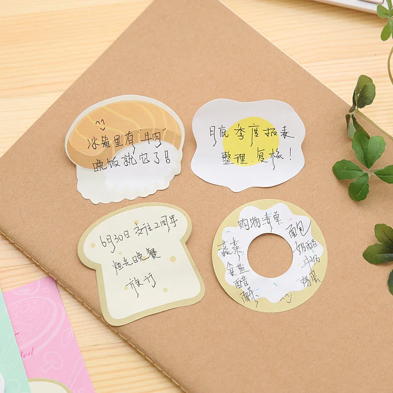 36 шт./лот Kawaii Еда блокнот милый завтрак стикеры яйцо разместить его бумаги корейский канцелярские принадлежности Школьные принадлежности