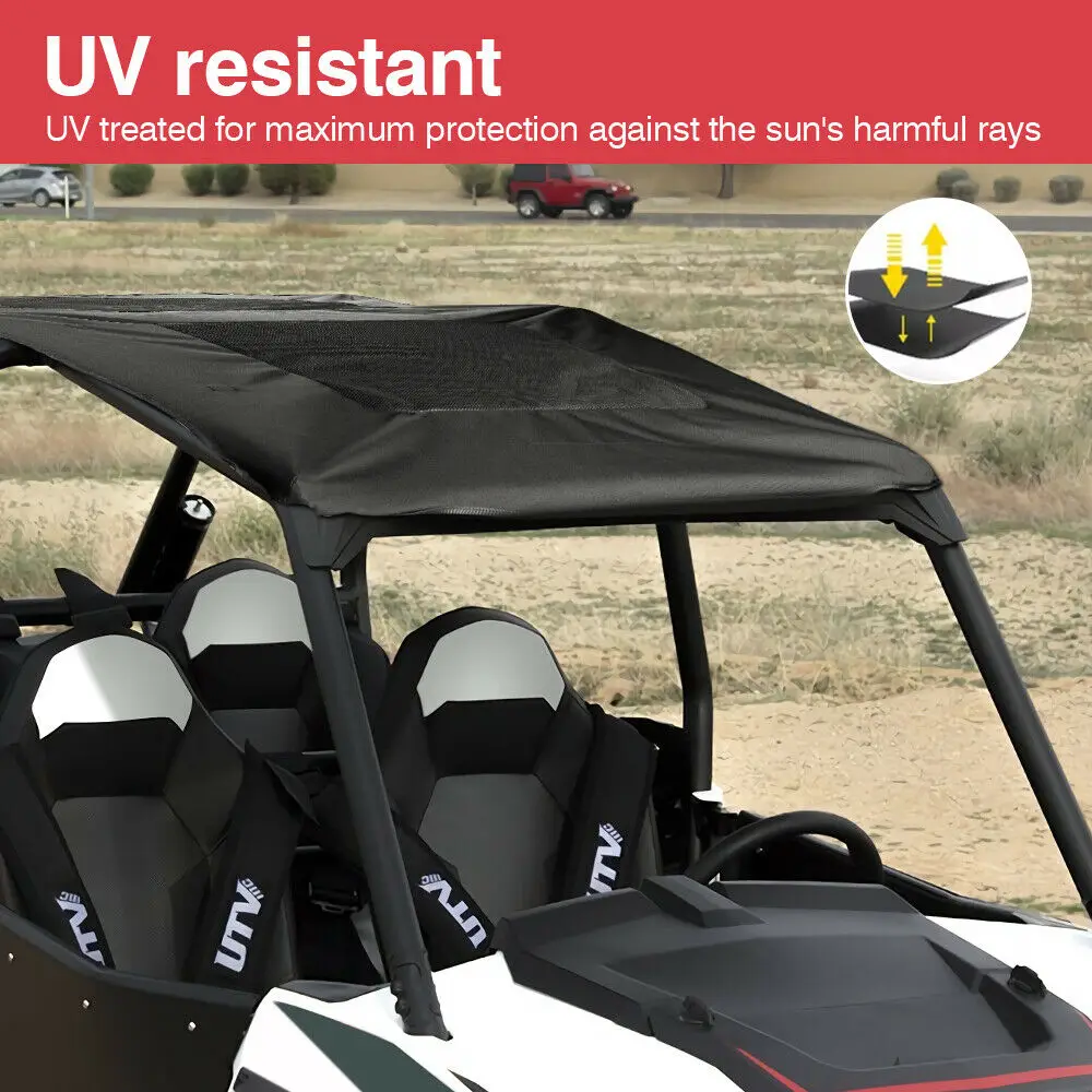 UTV мягкая верхняя крыша для Polaris RZR XP 1000 900 Turbo 4 двери 2014 2015 2016 2017 2018 2019