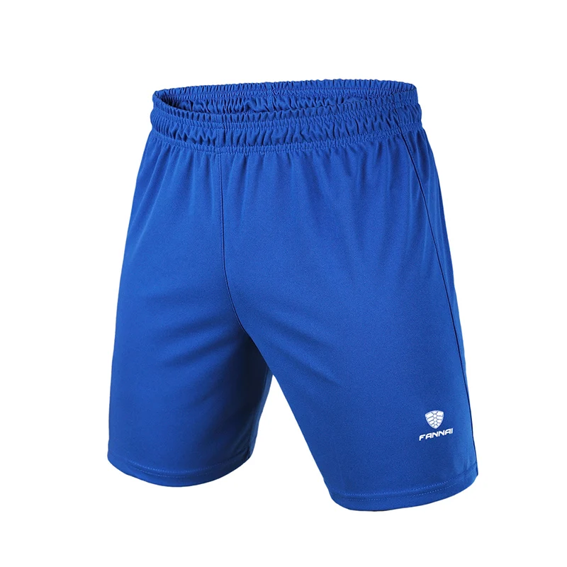 FANNAI летние спортивные шорты Без карманов для бега, спортивные мужские шорты для фитнеса, тренировок, пробежек, шорты для бега, спортивные штаны, короткие штаны для улицы - Цвет: FN01D Blue