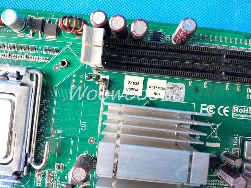 SYS71838 VER: 1,2 P4 полноразмерная Промышленная материнская плата cpu SBC