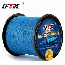 FTK PE плетеная леска TP 500 м LB13-17 Code0.4-6,0 DIA/mm0.1-0,4 супер мультифиламентная рыболовная карп