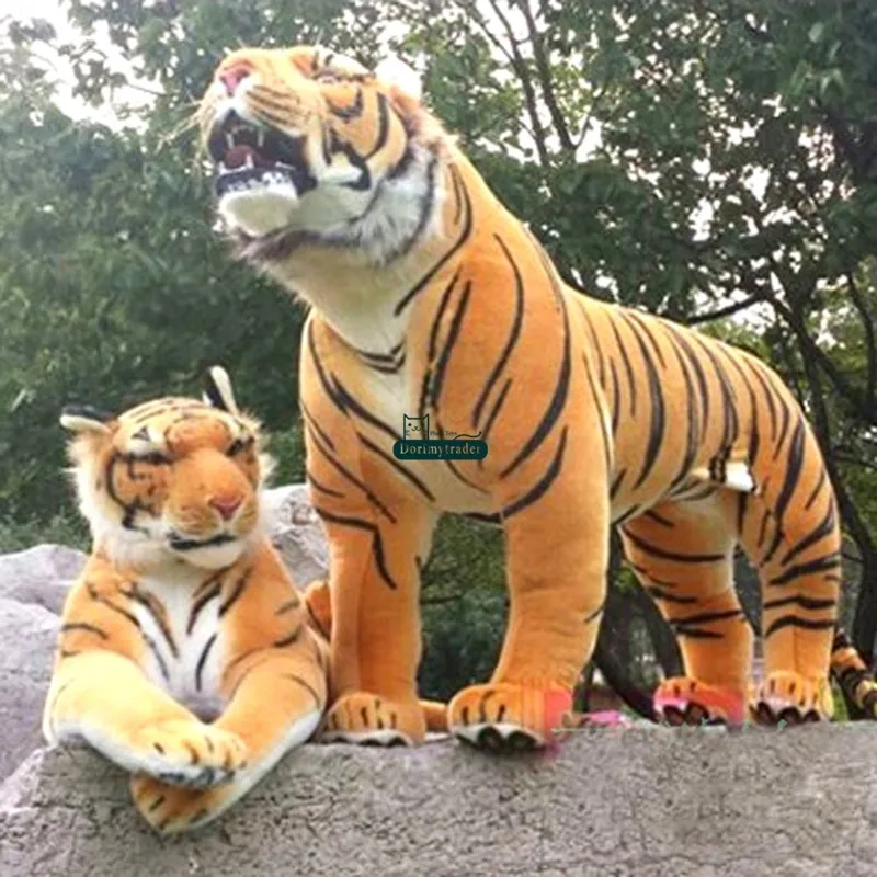 Dorimytrader Hot New 43'' 110cm Domineering  Stuffed Soft Plush Large Emulational Animal Tiger Toy, Free Shipping DY60653 (5)