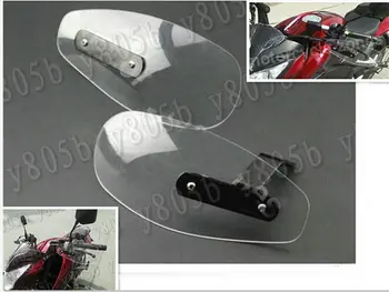 

Clear Wind Hand Guards Protector For Honda Shadow Spirit Sabre Aero ACE Steed VLX 400 600 1100 DLX VTX1300 1800 Magna VF 250 750