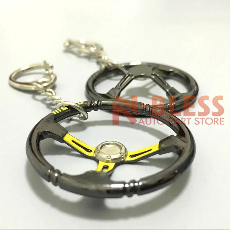 

1pc Racing Car Universal Steering Wheel keychain Creative Fashion Key Chain Ring