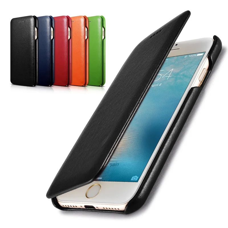 bilder für Luxus Rindsleder Echtleder Fall für IPhone 7 7 Plus Mode Ultra Dünne dünne Seitliche-open Magnetic Flip Abdeckung für Iphone 7 Plus bilder für Luxus Rindsleder Echtleder Fall für IPhone 7 7 Plus Mode Ultra Dünne dünne Seitliche-open Magnetic Flip Abdeckung für Iphone 7 Plus