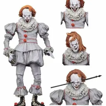 

NECA scarry movie Stephen King's It Pennywise Joker clown PVC Action Figure Collectible Model Toy horror Dolls 18CM