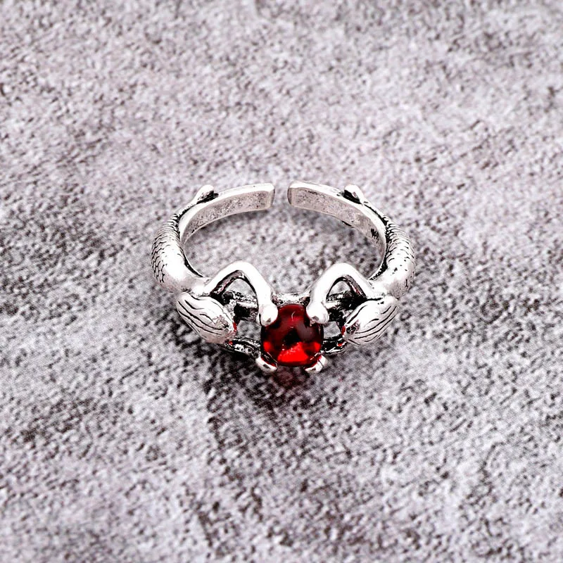 1PC-Classical-Glitter-Red-Store-Open-Ring-Women-Personality-Vintage-Silver-Carving-Pattern-Bead-Finger-Ring (1)