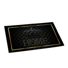 Ивовый скандинавский черный грязеотталкивающий замшевый коврик для спальни Гостиная Коврик для ванной хит цвет простой ковер