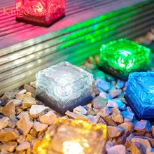 Водонепроницаемый Открытый солнечной энергии подводные огни RGB белый синий светодиодный фонарь с эффектом воды для дворовая дорожка Бассейн светильник для водоемов украшение лампы