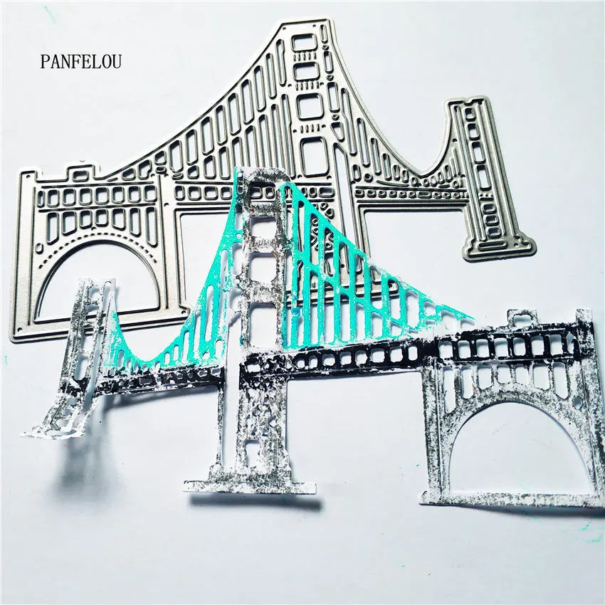 PANFELOU крест-морской мост металла ремесло бумаги высечки Скрапбукинг/DIY Пасхальная