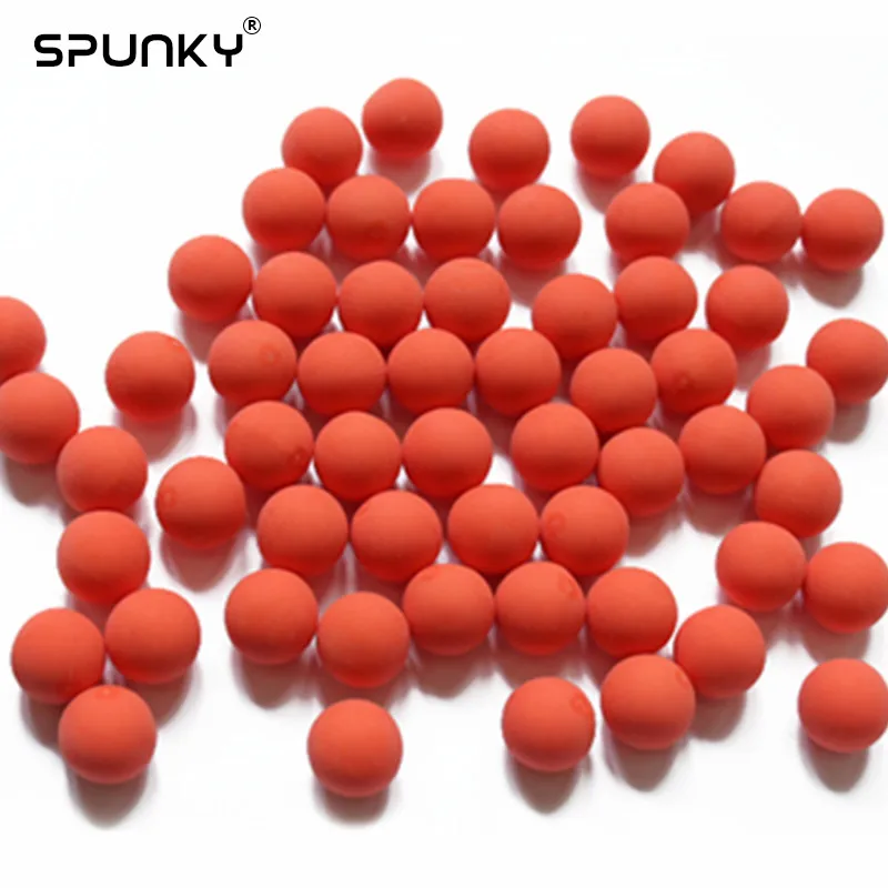 40 шт./пакет 0,6" многоразовые резиновые пейнтбол мяч