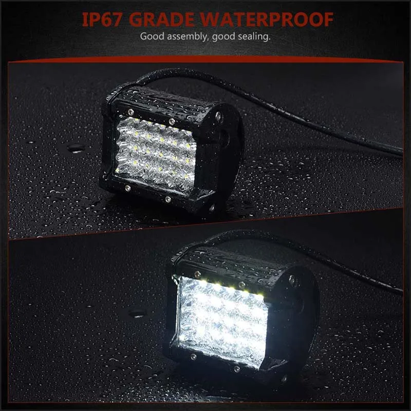 4 inch Quad Row Led Work Light (5)