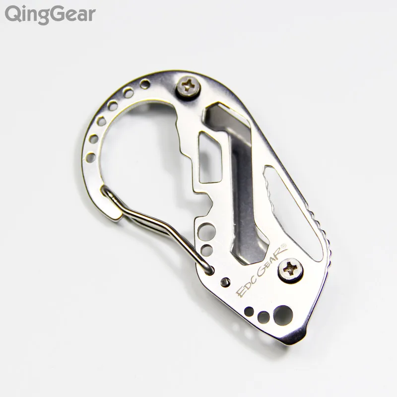 

EDCGEAR Multifunctional Stainless Steel Key Holder Organizer Outdoor Clip Travel Tool screwdriver wrench