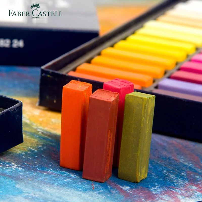 Faber Castell мягкая Пастельная мини картонная коробка 24/48/72 художественный Рисунок