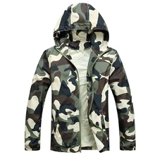 Freies Verschiffen 2016 Heißer Verkauf Mens Outwear Dünne Jacken Mäntel Mode Camouflage Jacke Sommer Männliche Mit Kapuze Sonnencreme Mantel Billig