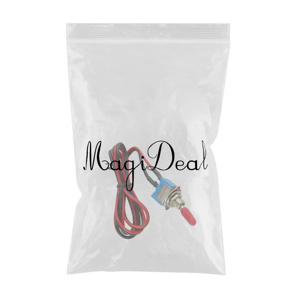 Universal Mini Toggle Switch On/Off Security Alarm Pre-Wired 24inch 12V Security Alarm Switch Toggle Switches With 20