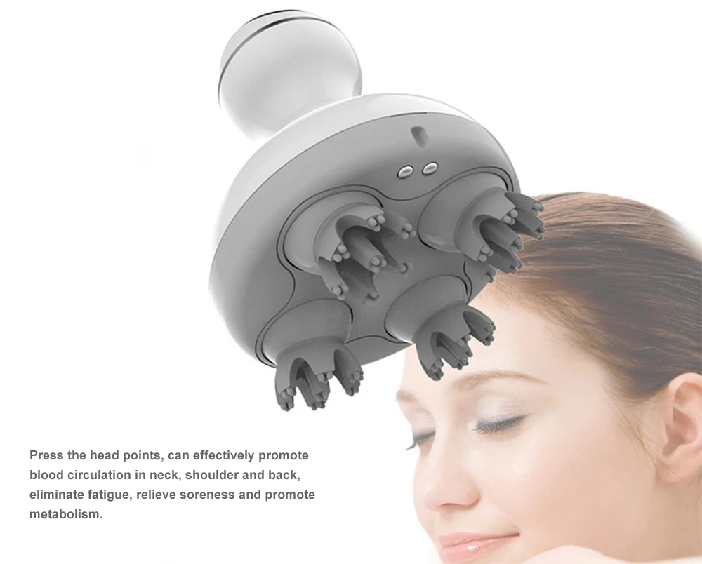 ST - 701 Smart Charging Grab Head Massager Electric Scalp Massager Head Massager