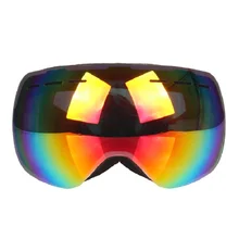 Inverno Motocicleta Biker Óculos Óculos De Esqui Dupla Camada Anti-fog UV400 Neve Gafas óculos de motocross Óculos de Proteção Ao Ar Livre