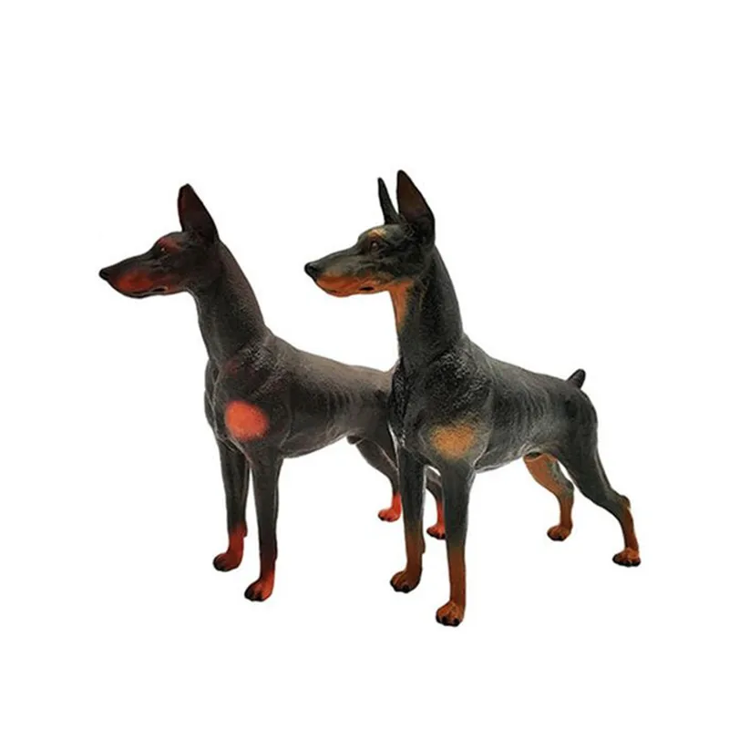 Питбуль бульдог Doberman Rottweiler статуя животного защита для питомцев фигурка собаки
