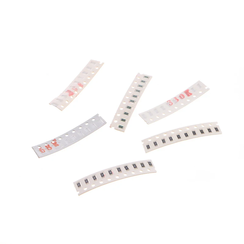 Горячая Распродажа 640 шт DIY 1206 SMD 64 значения 1ом ~ 10 МОм комплект резисторов в