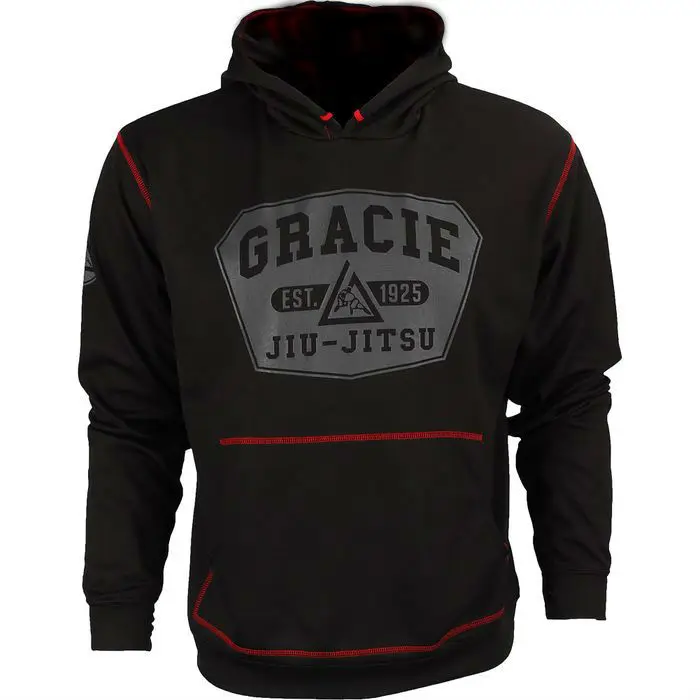 New 2015 Gracie Jiujitsu Warmup Hoodie Fashion Men Hoodie Mma Fight