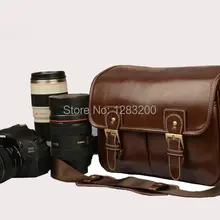Из искусственной кожи Водонепроницаемый Камера сумка для Nikon Canon sony samsung Pentax 115-2