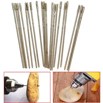 

TORO 20pcs 0.6mm Mini Micro Drill Bits Jewelry Drilling Bit Twist Drill Bit Suitab;le for Diamond Stone HSS Drill Bits