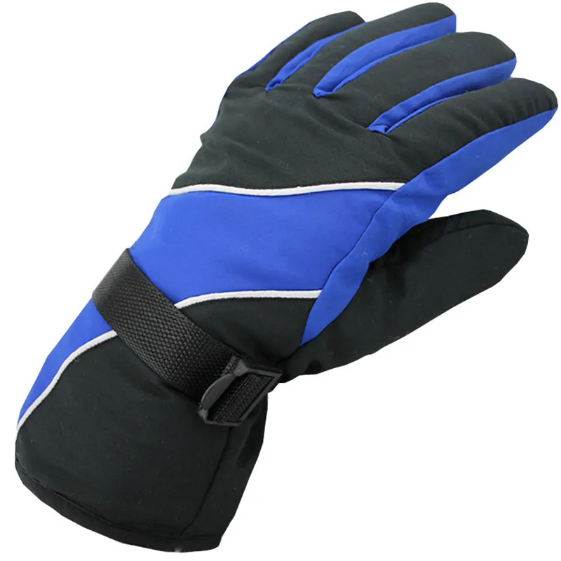 Ветрозащитные велосипедные перчатки, зимние утепленные, регулируемые, на запястье, для велосипеда, полный палец-20 градусов, согревает, большой размер, велосипедные перчатки G057