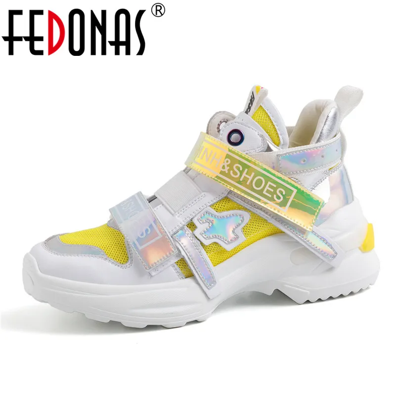 

FEDONAS Fashion Brand Women Sneakers Flats Platforms Buckles Sport Party Dancing Shoes Woman Round Toe Spring Summer New Sneaker