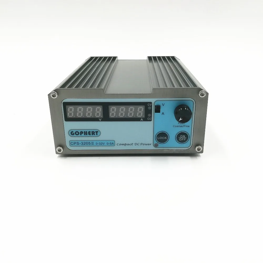 110Vac/220Vac CPS 3205 3205II мини Регулируемый Цифровой DC источник питания OVP/OCP/OTP 0.001A 0 01 V 160