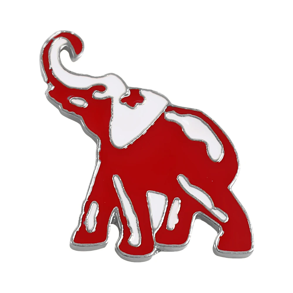 

Personalized enamel-colored metal elephant pattern brooch FIT Greek society DELTA SIGMA THETA sorority symbol gift jewelry