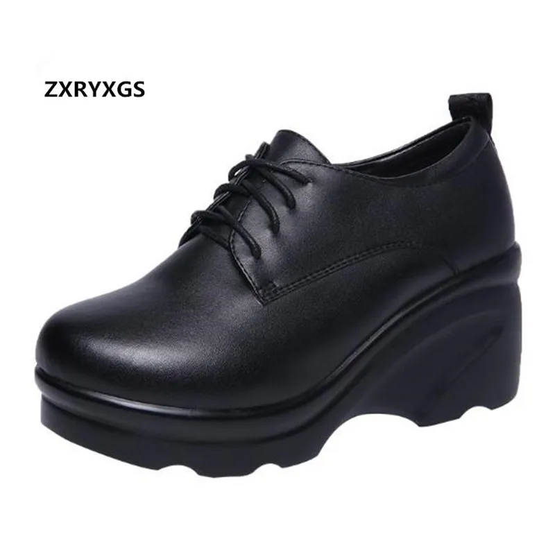 2019 Autumn Winter Platform Wedge Shoes Woman High Heels Elegant Comfort Plus Velvet Snow Women Size 32-43 | Обувь