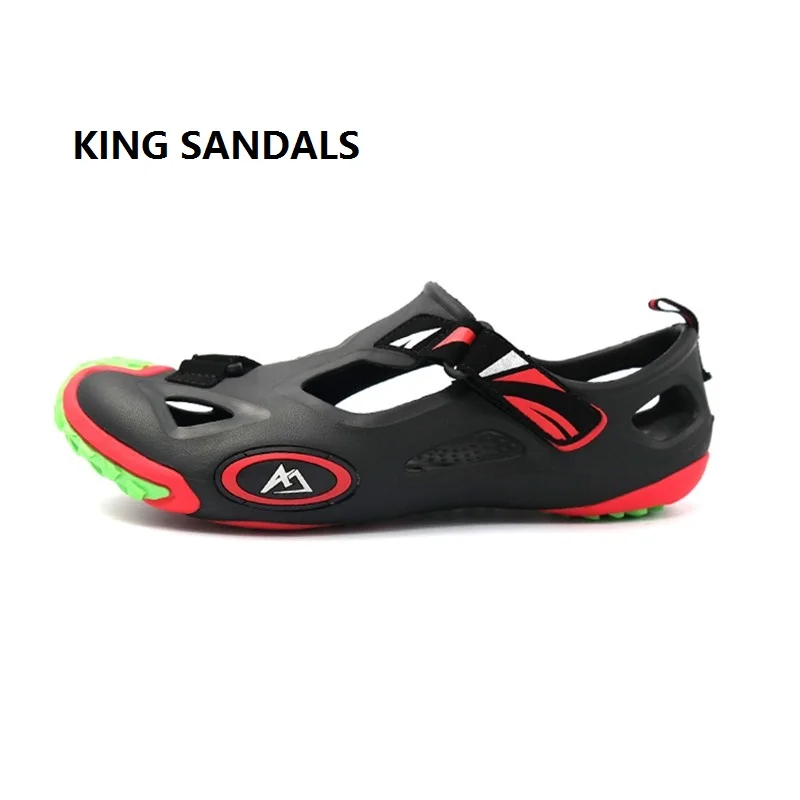 2018 New Hot Summer Beach Water Shoes Men Flat Rubber Sole Sandals Big Brand Outdoor Sandals Clearance sale for shotr in size