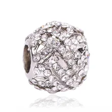 Couqcy натуральная 925 серебряные подвески бусины Galaxy, соответственные Пандоре обаятельные браслеты CZ оригинальная подвеска Аутентичные равные украшения Для женщин подарок