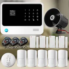 Etiger Inalámbrica WiFi GSM GPRS cámara Casera ip wifi Sistema de Alarma de Seguridad con cable ruidosamente Sirena 433 MHz
