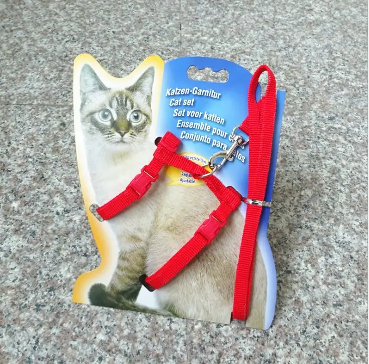 Ошейник и поводок для кошек регулируемый собак котят ошейник товары ремни