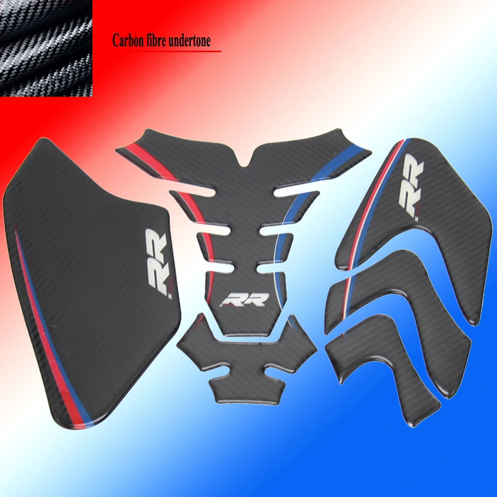 Motorcycle 3D Sticker Decal Emblem Protection Tank Pad Cas Cap Fit for BMW S1000R Type A