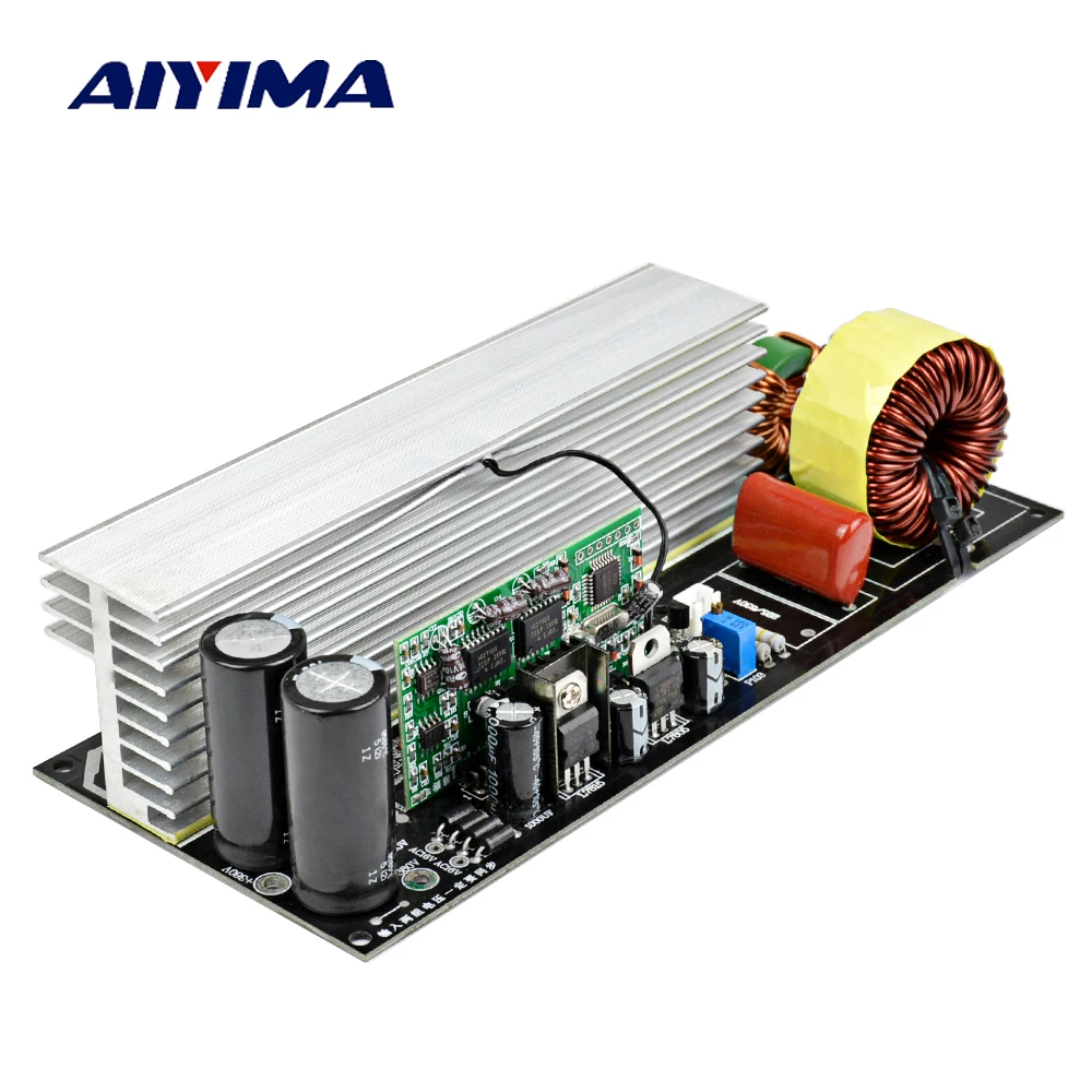 

Aiyima 2000W Modified Sine Wave to Pure Sine Wave Inverter Inverter Finished Board with Heat Sinks DC380V/AC16V to AC220V