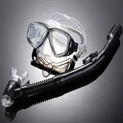 2017 Анти-туман подводное плавание полный маска очки маска для подводного плавания Шноркель очки набор силиконовый Плавательный бассейн