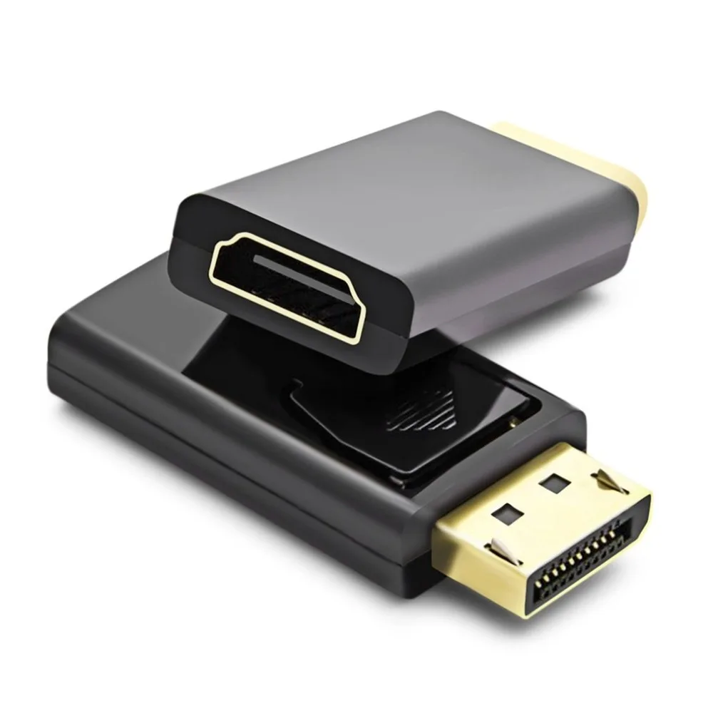 Onleny Mini display port папа-папа HDMI конвертер 1080P Адаптер DP к HDMI позолоченный штекер ABS корпус Поддержка горячий штекер