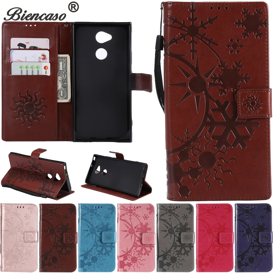 

Luxury Flip Leather Phone Case For Sony Xperia XA2 XA1 Z6 L1 E6 L2 XZ1 Z3 L55 Z5 XA Z6 Ultra Wallet Card Slots Cases Cover B300