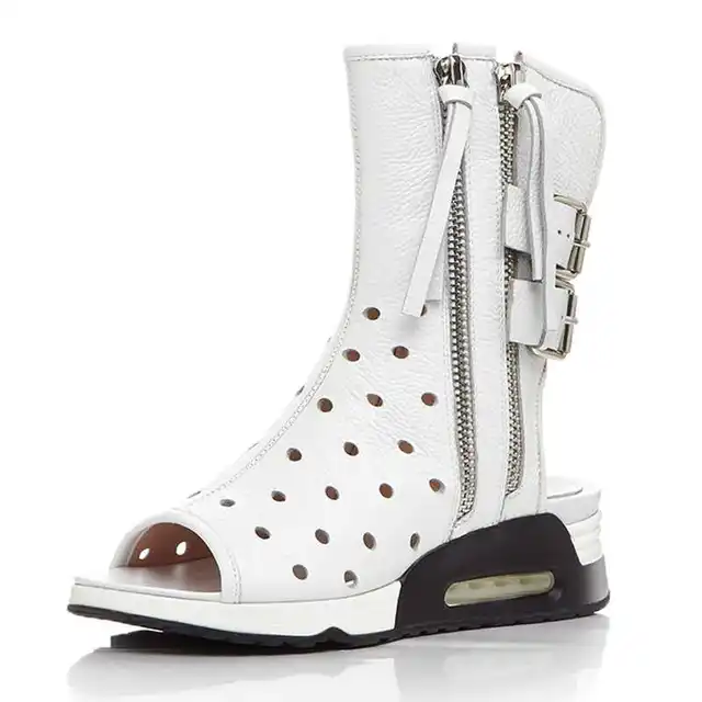 open toe cowboy boots