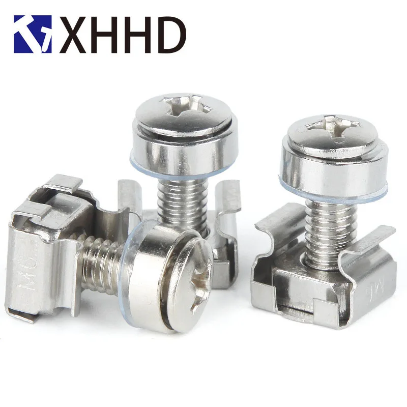 

Square Clamp Type Screw Cap Cage Nuts Bolts Washers M5 M6