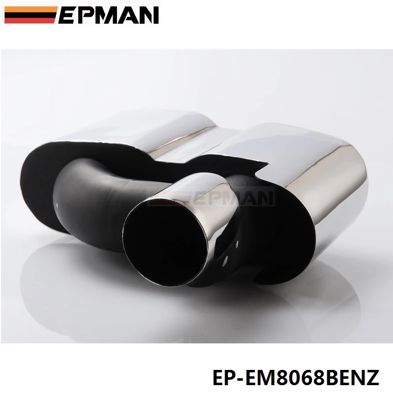 2 калибра 5,2 см 304 нержавеющая сталь Хром глушитель наконечник для BENZ S класс EP-EM8068BENZ
