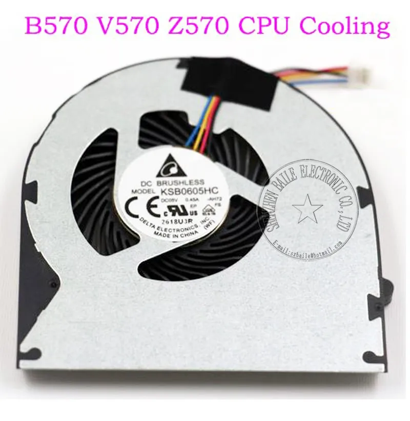 Кулер процессора для Lenovo V570 Z570 B570 Процессор вентилятор, 100% новый подлинной V570 Z570 ноутбук процессора вентилятор охлаждения Cooler хорошее