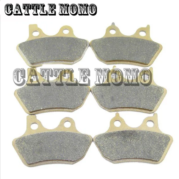 Delantera y trasera pastillas de freno de la motocicleta para Harley Touring Sportster 883 Dyna Softail 2000-2006 de 2007 motocicleta pastillas de freno conjunto Delantera y trasera pastillas de freno de la motocicleta para Harley Touring Sportster 883 Dyna Softail 2000-2006 de 2007 motocicleta pastillas de freno conjunto