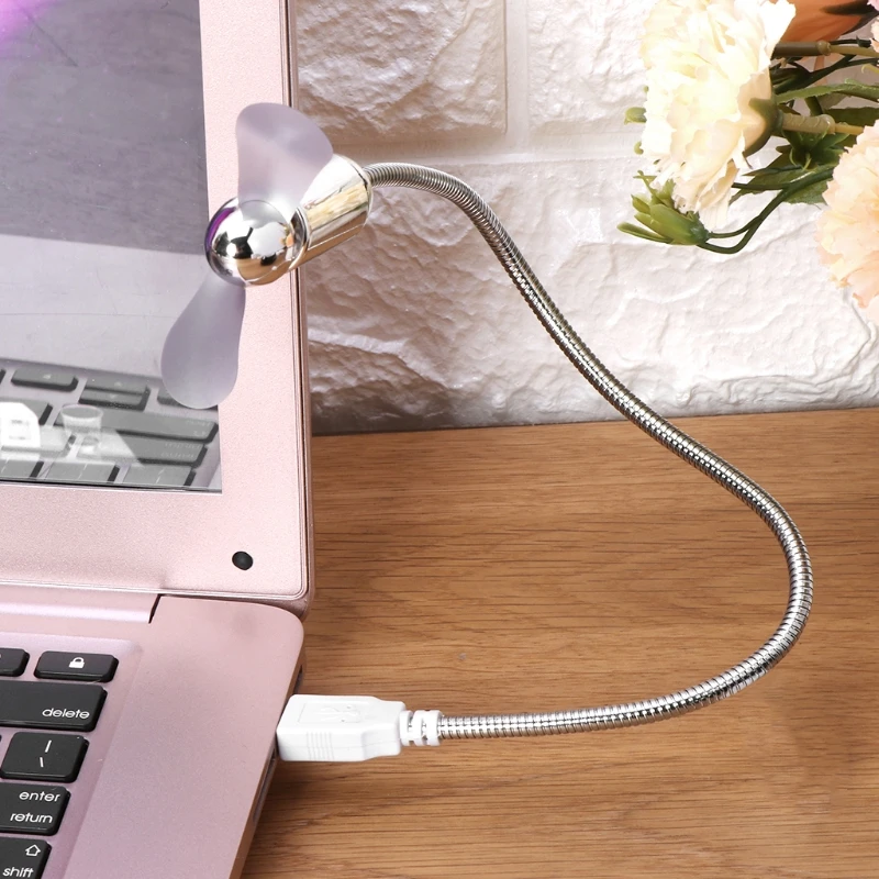 Safe Low Power Energy Saving Flexible Mini USB Cooling Fan For Notebook