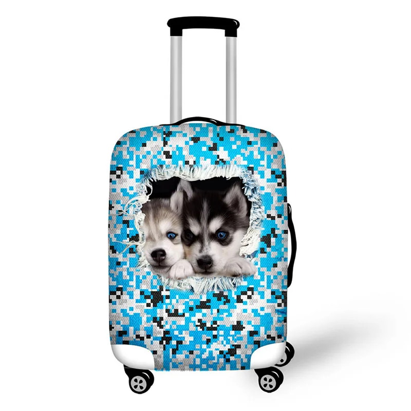 Army Animal Dog Cat travel accessories suitcase protective covers 18-32 inch elastic luggage dust cover case stretchable Army Animal Dog Cat travel accessories suitcase protective covers 18-32 inch elastic luggage dust cover case stretchable