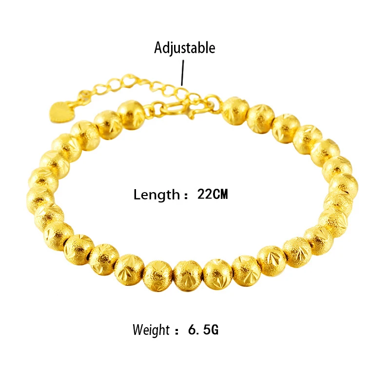 Женские латунные ювелирные изделия моделирование золото Мода передачи бусины «на удачу» браслет леди песок золотой браслет-цепочка аксессуары оптом